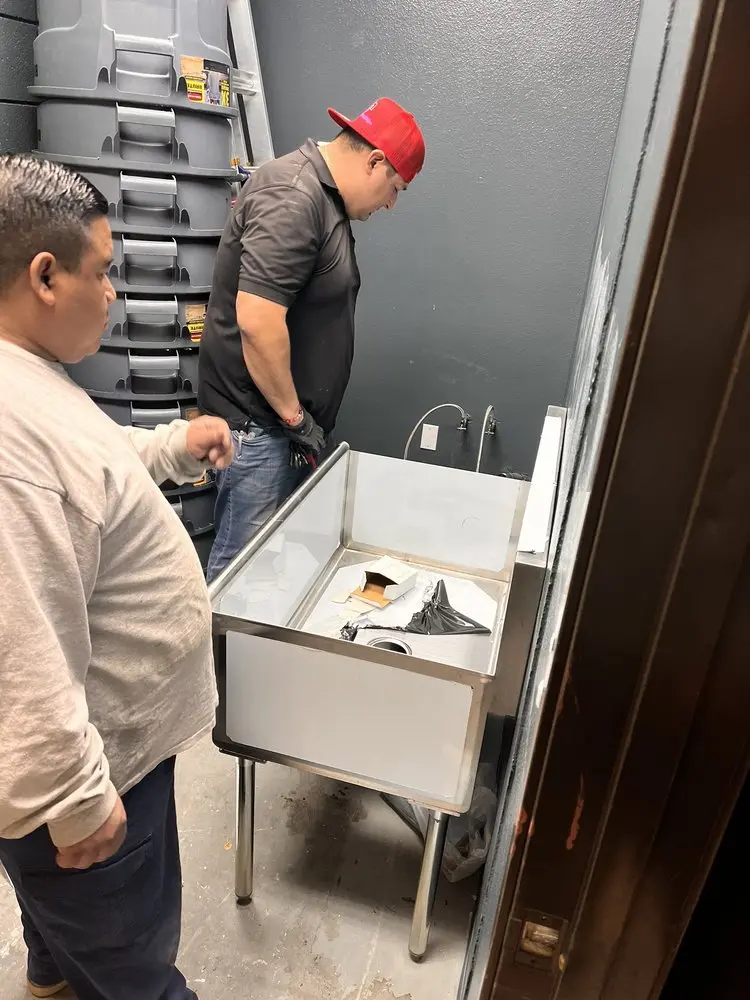 Commercial plumbing and sink installation in Cascade Junction